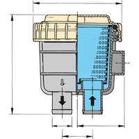 Vetus FTR330 Wasserfilter 25,4mm