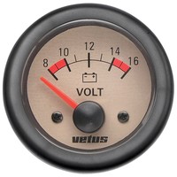 Vetus Voltmesser 12V (0-16V) beige